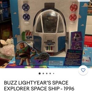 1996 in the box, buzz Lightyear space explorer! Never played with.